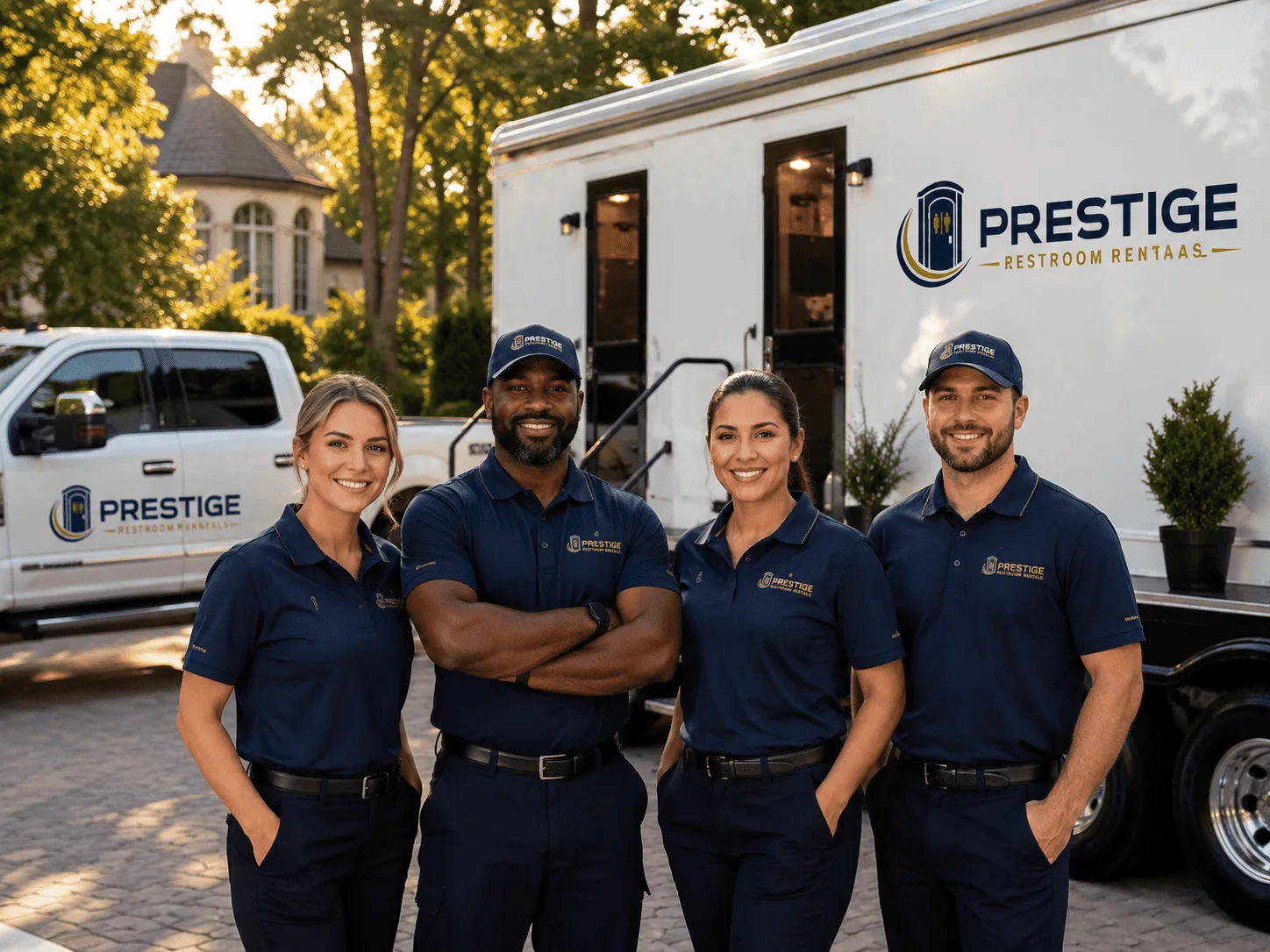 Trusted Luxury Portable Restrooms company in Barton, OH